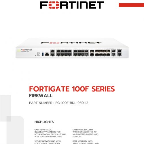 FortiGate 1000F Series [FG-100F-BDL-950-12]